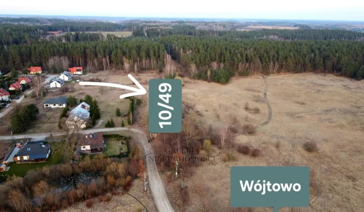 Działka inwestycyjna Wójtowo, ul. Borowa