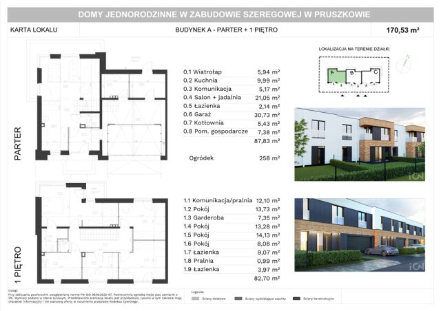 dom szeregowy, 5 pokoi Pruszków, ul. Kowalska. Zdjęcie 13
