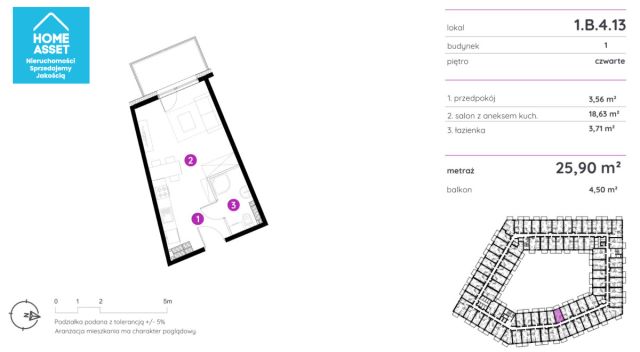 Mieszkanie 1-pokojowe Gdańsk, ul. Mostek. Zdjęcie 13