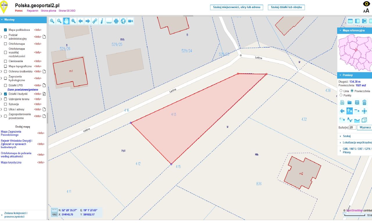 Działka budowlana Choceń, ul. Leśna. Zdjęcie 2