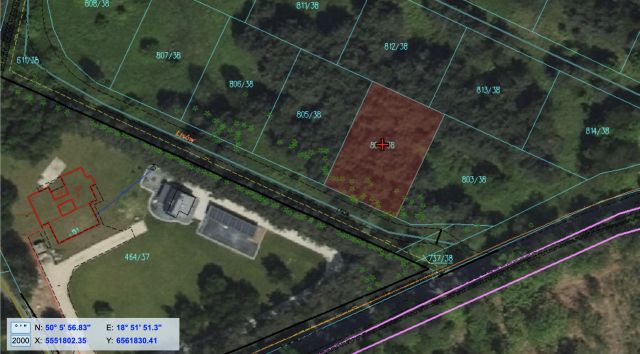 Działka budowlana Orzesze Zgoń, ul. Lisów. Zdjęcie 1