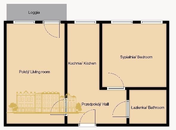 Mieszkanie 2-pokojowe Kraków Bronowice, ul. Na Błonie. Zdjęcie 10