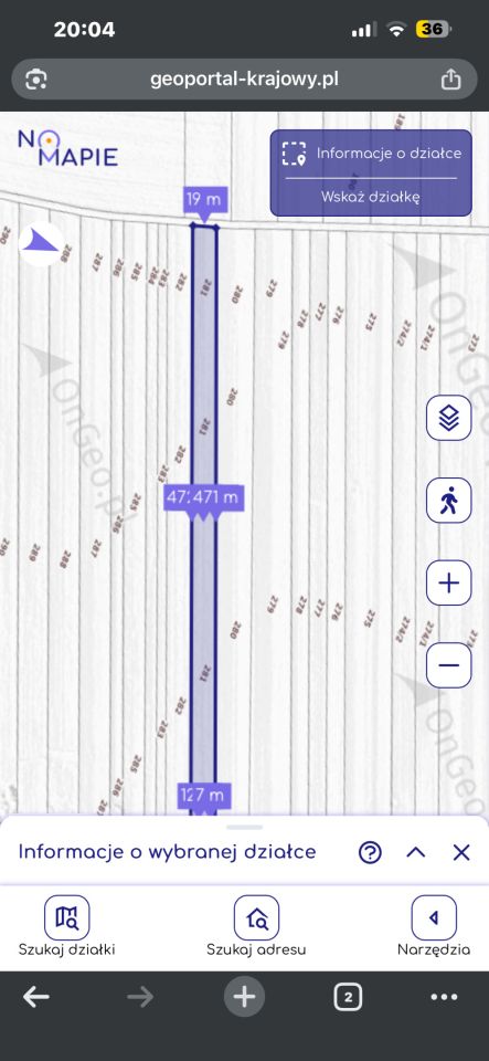 Działka rolno-budowlana Wola Załężna Żłoby. Zdjęcie 3