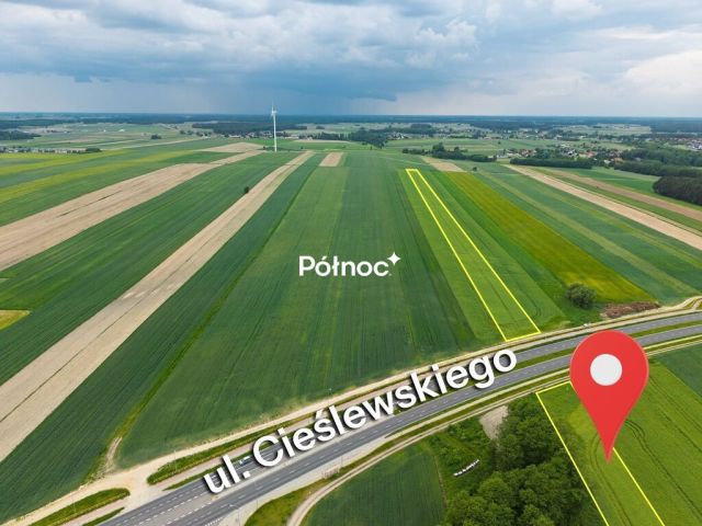 Działka inwestycyjna Łomża, ul. mjr. Stanisława Cieślewskiego. Zdjęcie 4