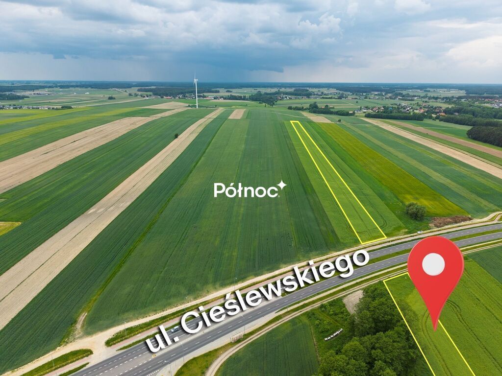 Działka inwestycyjna Łomża, ul. mjr. Stanisława Cieślewskiego. Zdjęcie 4