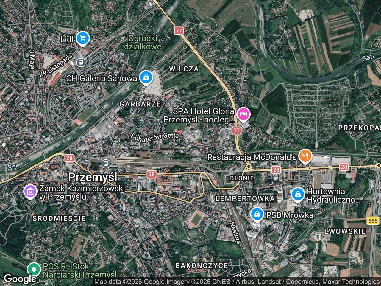 Hala/magazyn Przemyśl, ul. Bohaterów Getta. Zdjęcie 1