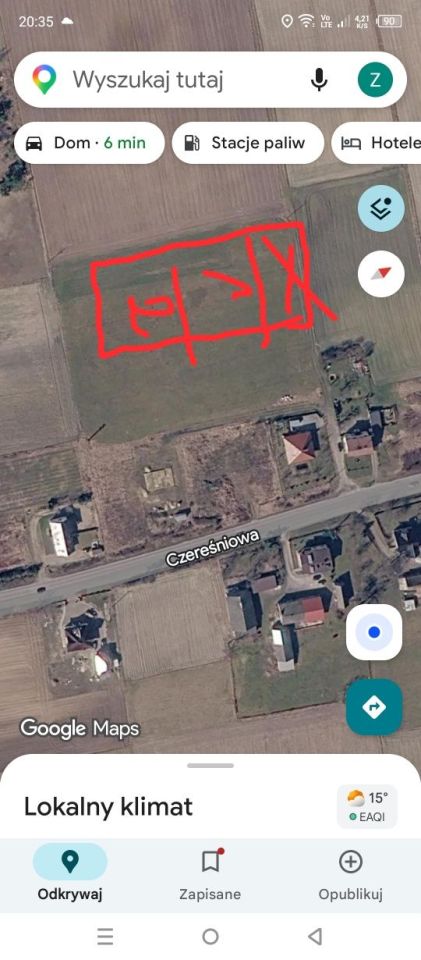 Działka budowlana Potaśnia. Zdjęcie 2