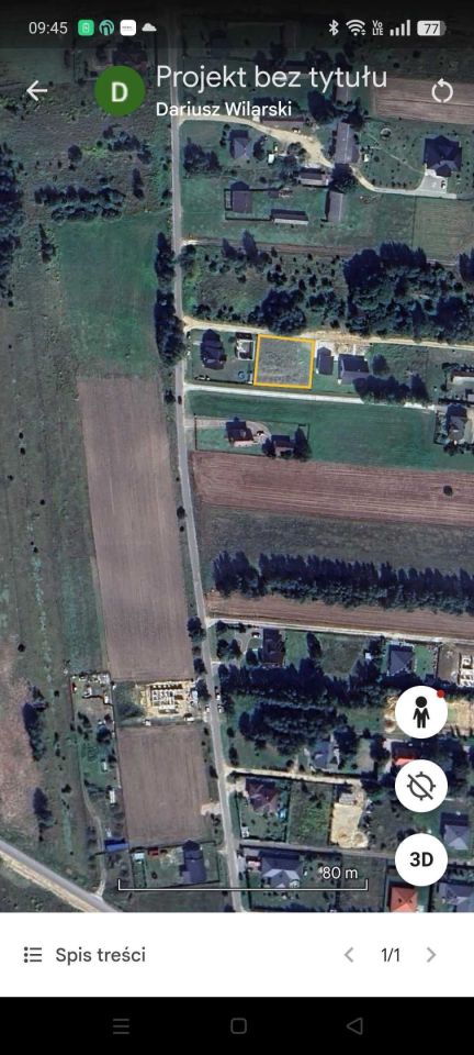 Działka budowlana Czosnówka, ul. Topolowa