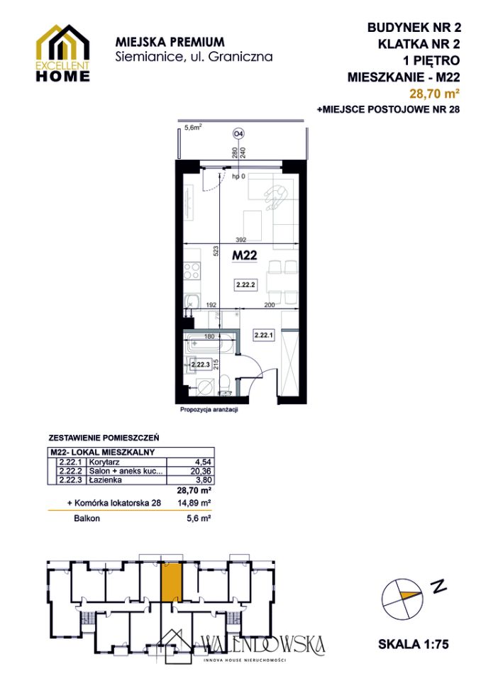 Mieszkanie 1-pokojowe Siemianice. Zdjęcie 11