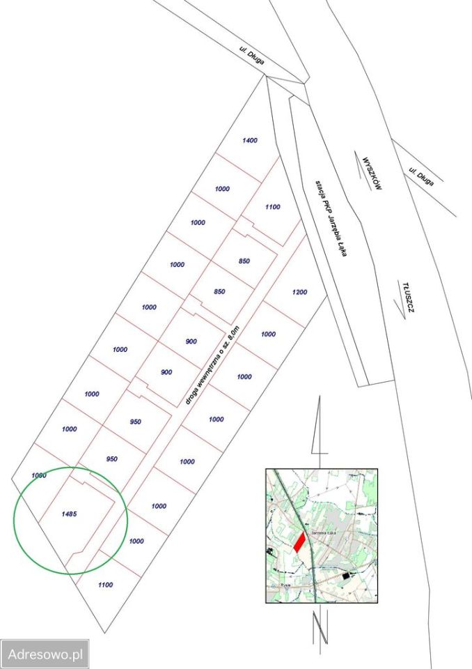 Działka budowlana Jarzębia Łąka, ul. Długa. Zdjęcie 2