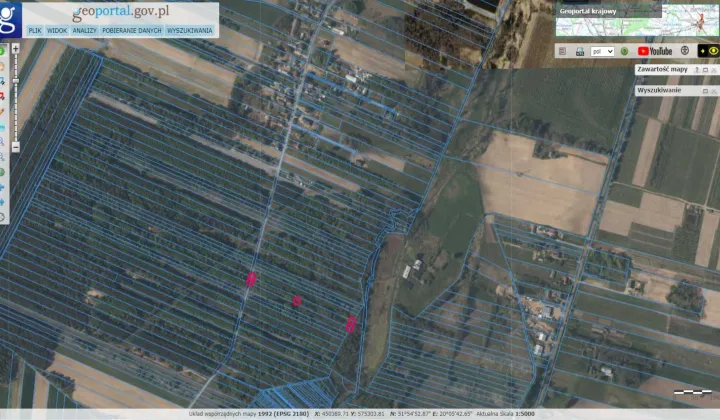 Działka rolna Dąbrowice