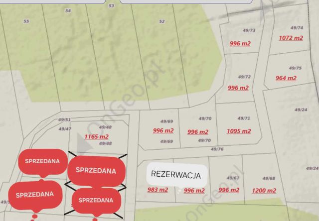 Działka budowlana Glincz Nowy Glińcz, ul. Słoneczna. Zdjęcie 1