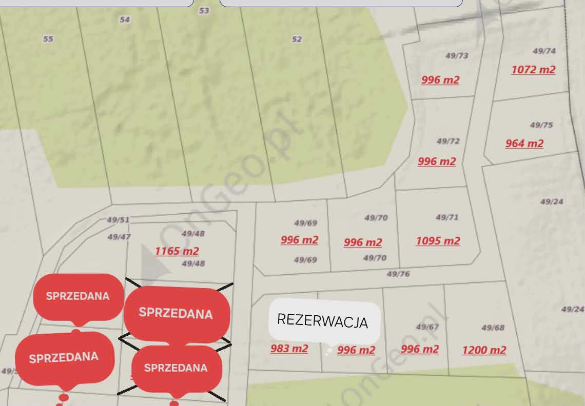 Działka budowlana Glincz Nowy Glińcz, ul. Słoneczna. Zdjęcie 1