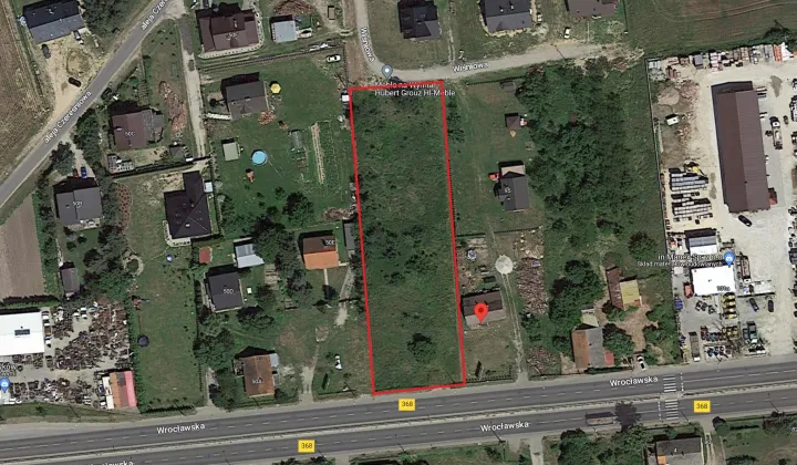 Działka inwestycyjna Byków, ul. Wrocławska