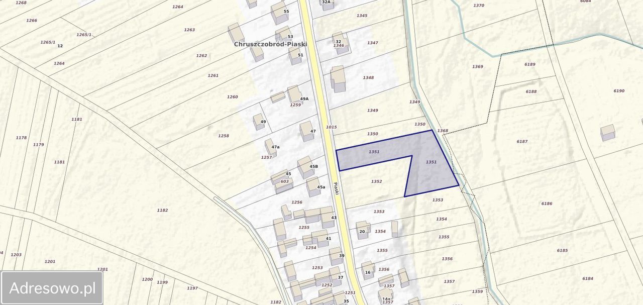Działka budowlana Chruszczobród. Zdjęcie 3