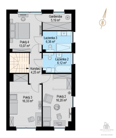 bliźniak, 5 pokoi Szczodre, ul. Kasztanowa. Zdjęcie 15