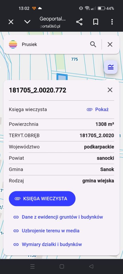 Działka budowlana Prusiek Za Rzeką. Zdjęcie 5