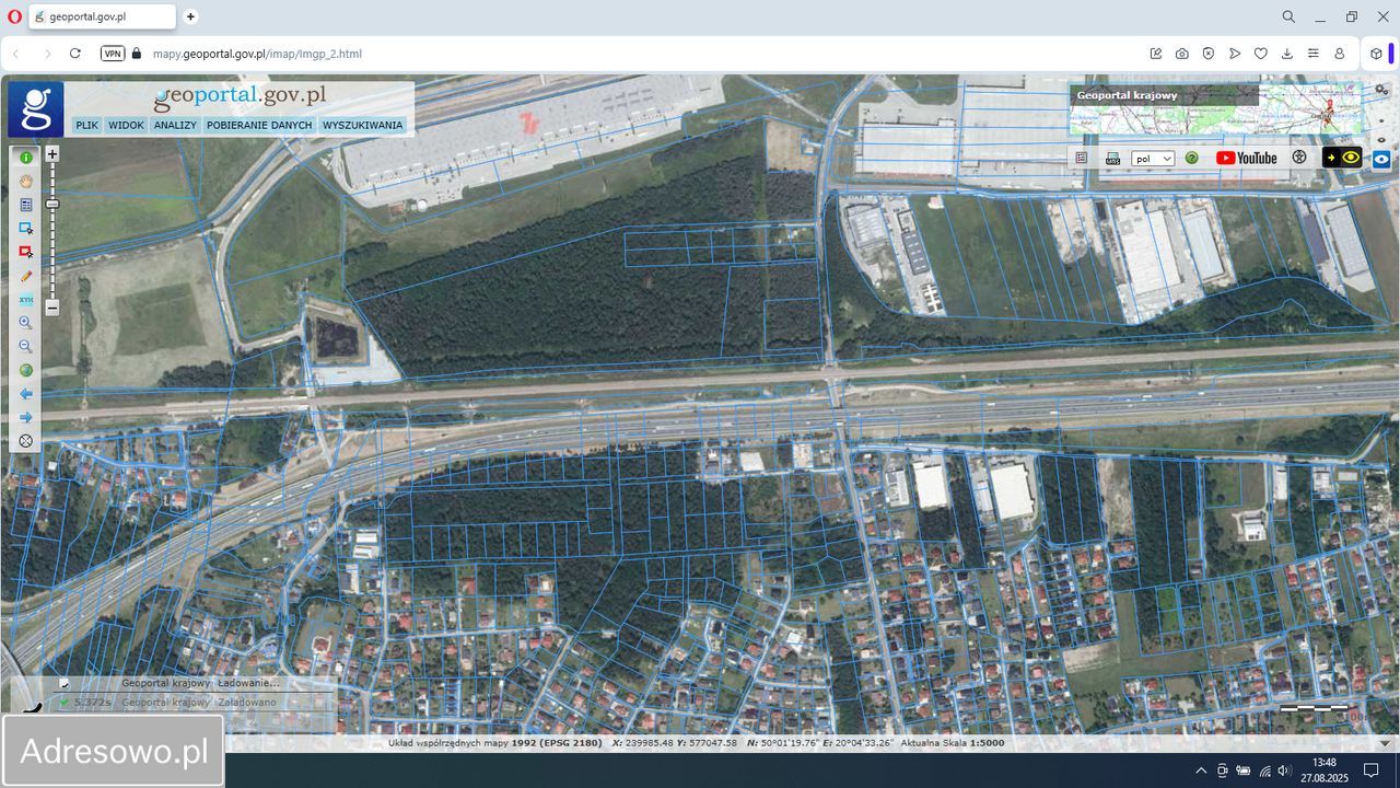 Działka inwestycyjna Kokotów