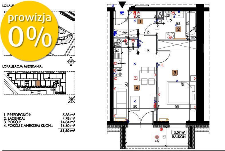 Mieszkanie 2-pokojowe Lublin Felin, ul. Generała Witolda Urbanowicza. Zdjęcie 4