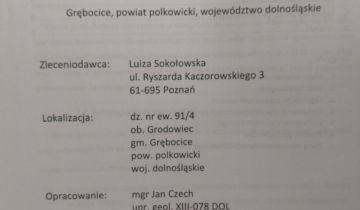 Działka budowlana Grodowiec