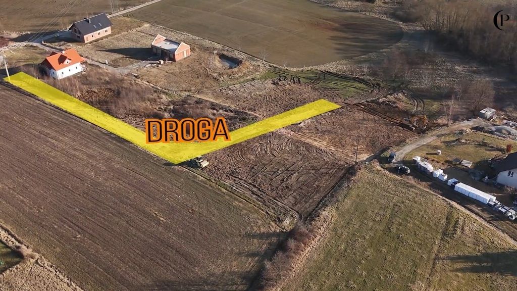 Działka budowlana Koźmice Wielkie. Zdjęcie 2