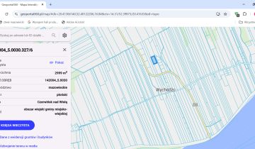 Działka rolna Wychódźc