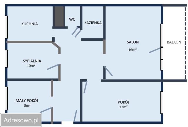 Mieszkanie 4-pokojowe Warszawa Mokotów, ul. Capri. Zdjęcie 6