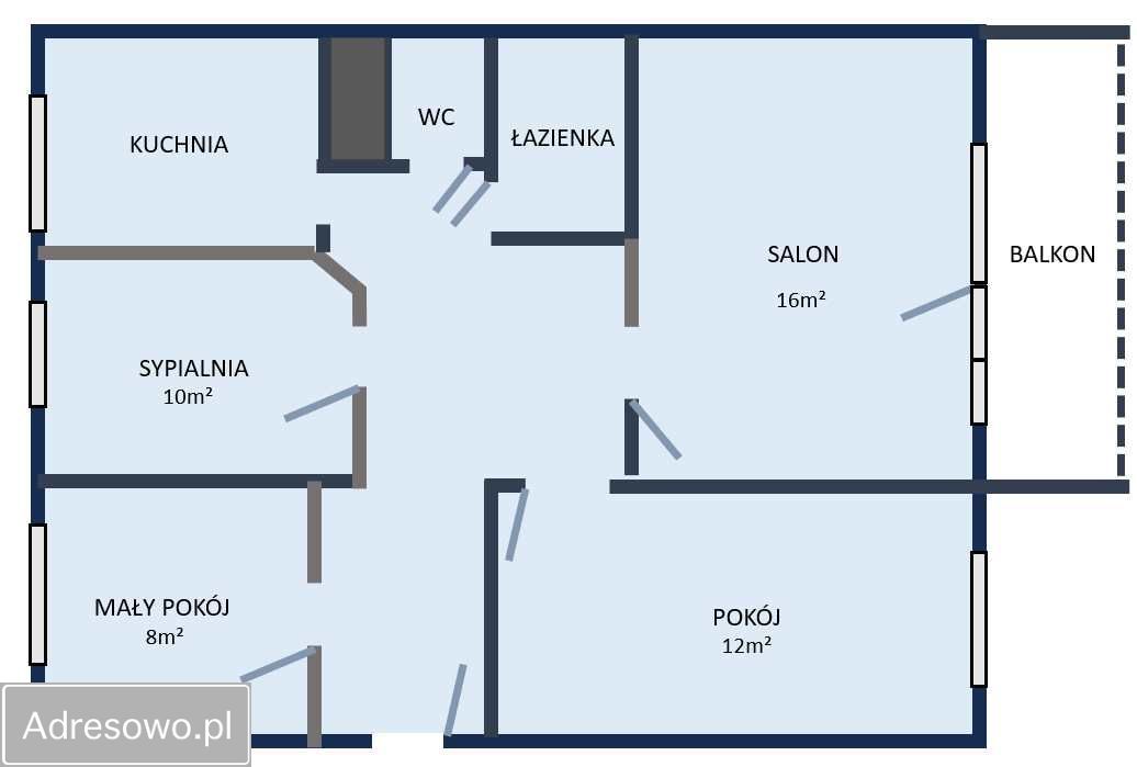 Mieszkanie 4-pokojowe Warszawa Mokotów, ul. Capri. Zdjęcie 6
