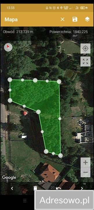 Działka budowlana Grabina, ul. Jasna