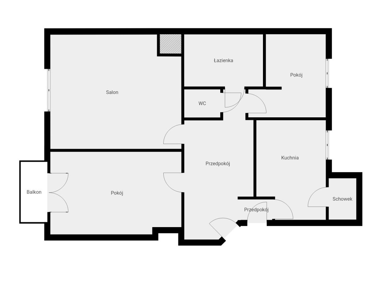 Mieszkanie 3-pokojowe Warszawa Powiśle, al. 3 Maja. Zdjęcie 12