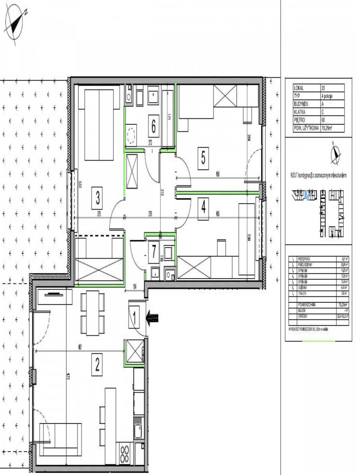 Mieszkanie 4-pokojowe Pruszków Centrum, Prusa. Zdjęcie 9