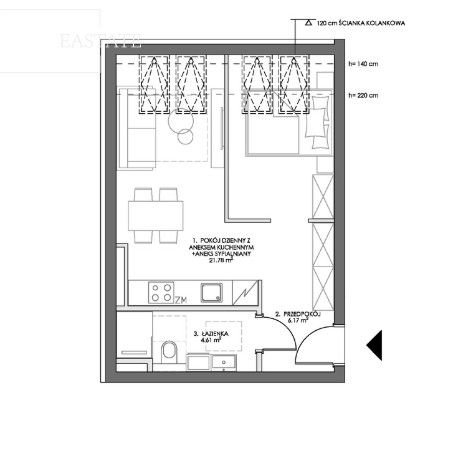 Mieszkanie 2-pokojowe Sztutowo, ul. Mierzeja Park. Zdjęcie 12