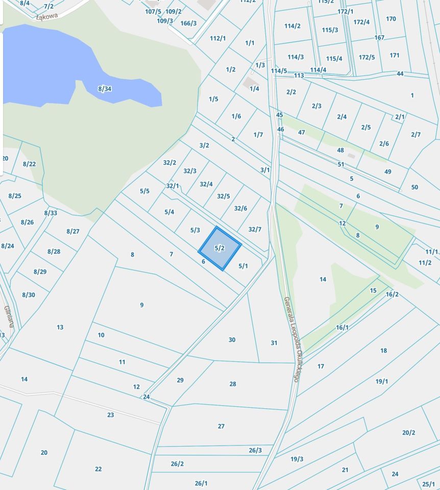 Działka rolna Trzebnica, ul. Leopolda Okulickiego. Zdjęcie 2