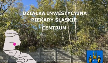 Działka inwestycyjna Piekary Śląskie Centrum, ul. Węglowa