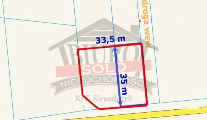 Działka budowlana Zawada