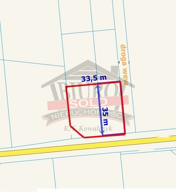 Działka budowlana Zawada