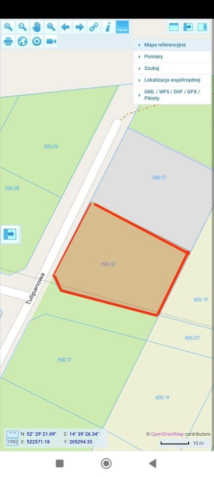 Działka rolno-budowlana Górzyca, ul. Tulipanowa. Zdjęcie 4