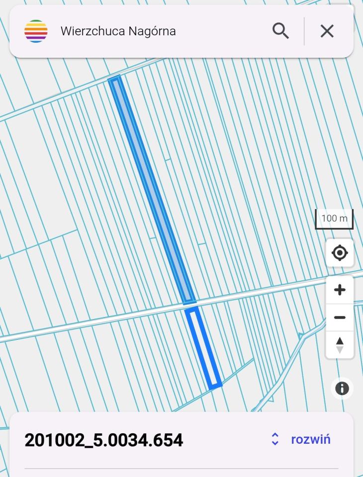 Działka rolna Wierzchuca Nagórna. Zdjęcie 2