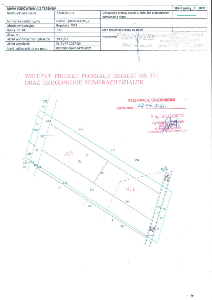 Działka budowlana Gręzówka Nowa Gręzówka. Zdjęcie 1