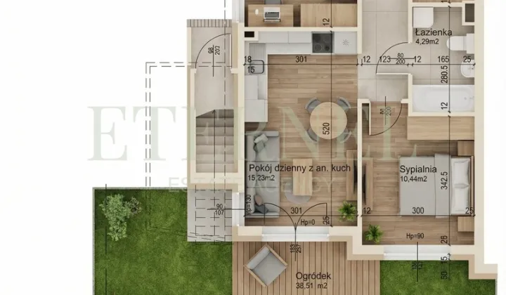 Mieszkanie 3-pokojowe Kraków Czyżyny, ul. Śliwkowa