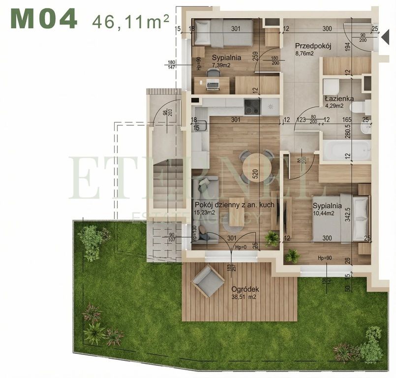 Mieszkanie 3-pokojowe Kraków Czyżyny, ul. Śliwkowa. Zdjęcie 1