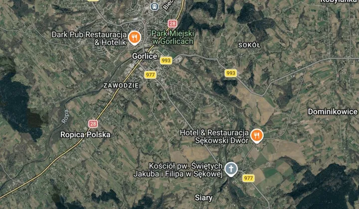 Działka inwestycyjna Gorlice Zawodzie, ul. Węgierska