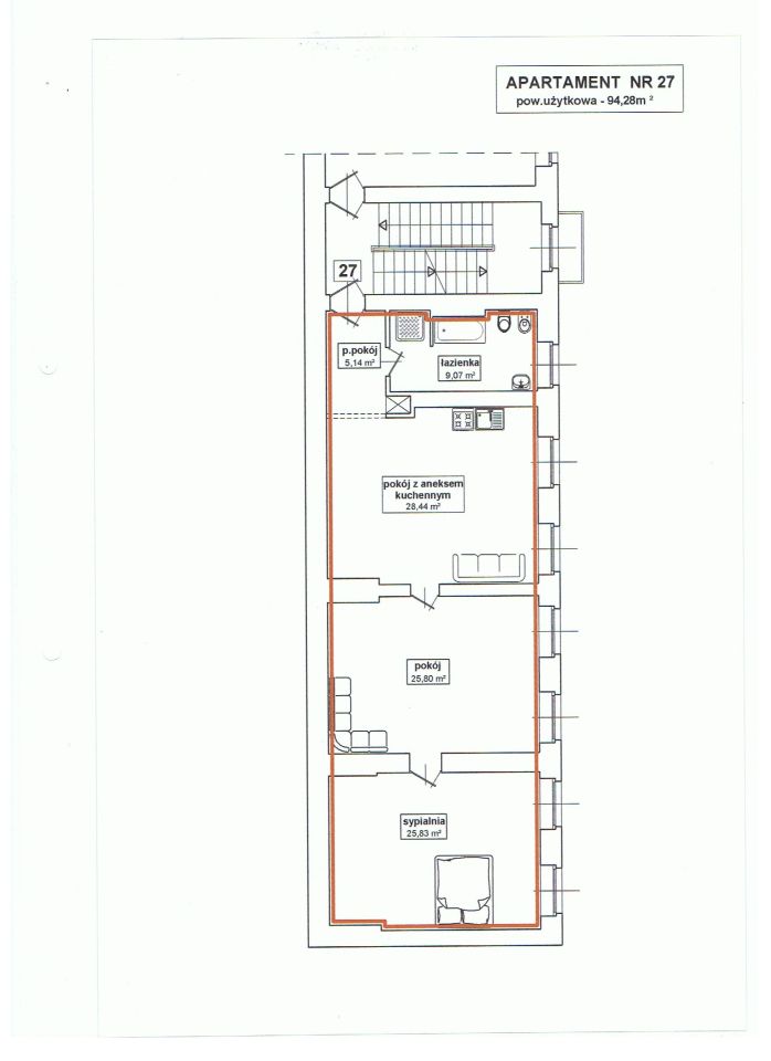 Mieszkanie 3-pokojowe Łódź Śródmieście, ul. Piotrkowska. Zdjęcie 7
