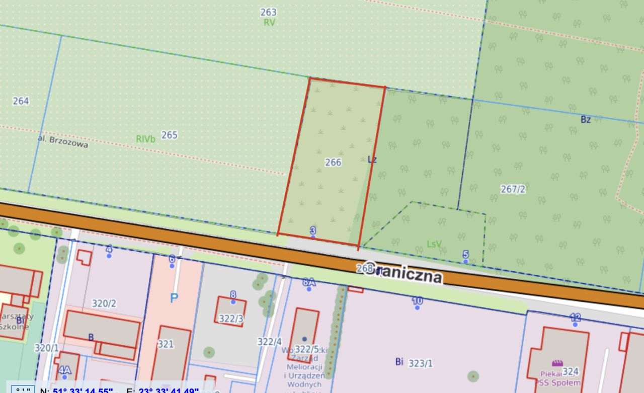 Działka inwestycyjna Włodawa, ul. Graniczna. Zdjęcie 3