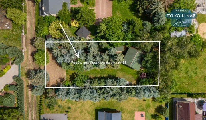 Działka siedliskowa Popów