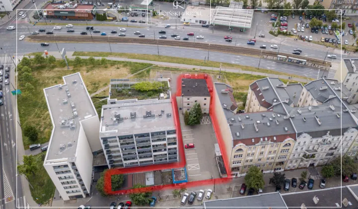 Działka inwestycyjna Poznań Centrum, ul. Romualda Traugutta