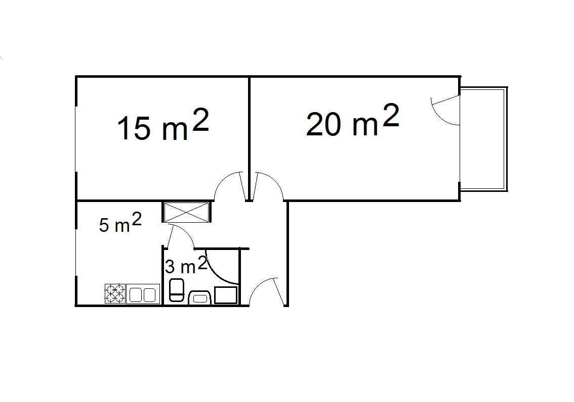 Mieszkanie 2-pokojowe Ciechanów Centrum, ul. Stanisława Mikołajczyka. Zdjęcie 7