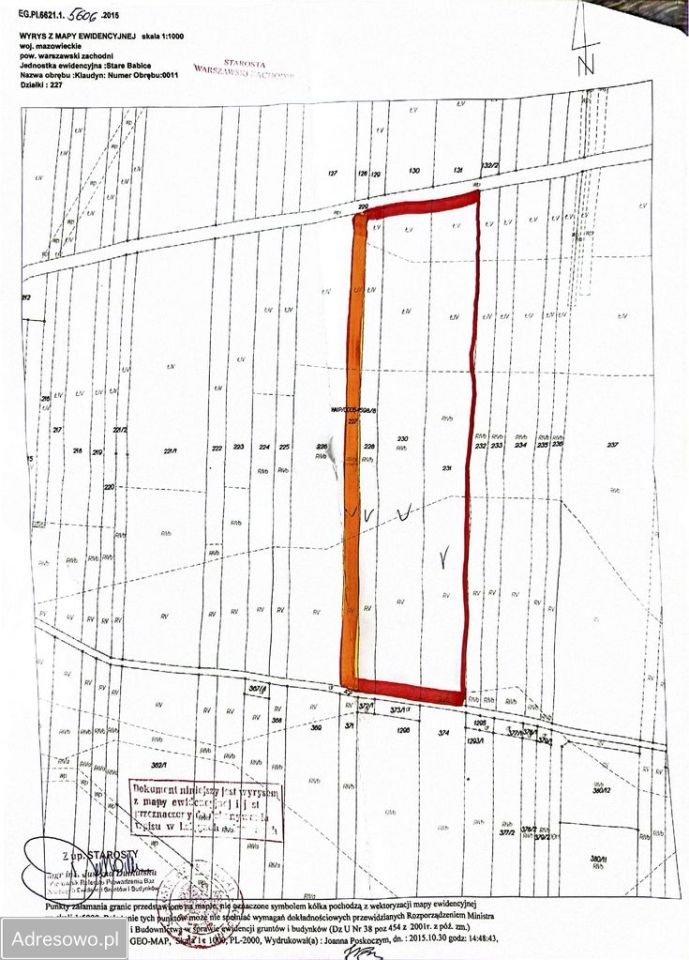 Działka rolna Klaudyn. Zdjęcie 2