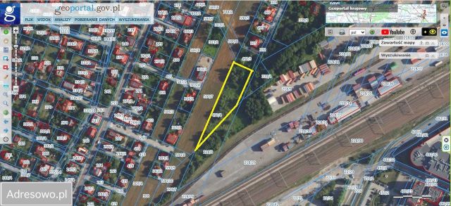 Działka inwestycyjna Pruszków Gąsin, ul. Pływacka. Zdjęcie 1