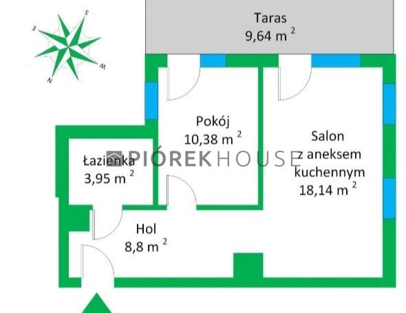 Mieszkanie 2-pokojowe Warszawa Praga-Południe, ul. Żupnicza. Zdjęcie 9